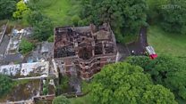 Daresbury Hall fire aftermath