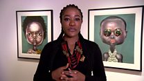 Nigerian artist Emefiele: 'My glasses protect women' - BBC News