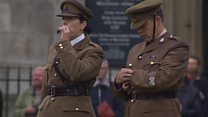 Marking the moment the battle began