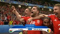 Uchafbwyntiau: Cymru 3-1 Gwlad Belg