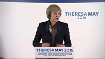 Theresa May: Brexit means Brexit