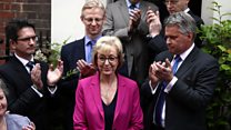 Andrea Leadsom abandons Tory leadership bid