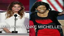 Melania Trump yagirizwa kwigana Michelle Obama