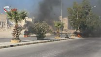 Дымовая завеса над Алеппо: горожане жгут покрышки