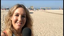 Catrin yn Copacabana