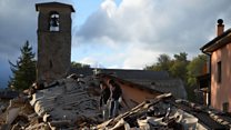 Eyewitness describes Italy earthquake 'panic'