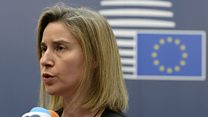 Federica Mogherini, la chef de la diplomatie européenne, demande la publication des résultats par bureau de vote.