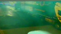 Runaway lorry captured on CCTV