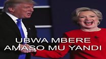 Warakurikiye ikiganiro ca D. Trump na H. Clinton?