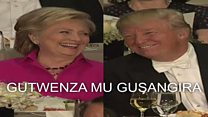 Hillary na Trump batwengeje abatumire mw'ifunguro