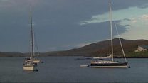 Lamraig ùr am Bàgh a' Chaisteil
