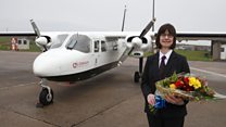 Air service welcomes millionth passenger