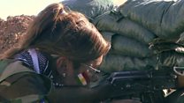 زنان کرد ایرانی در جبهه نبرد با داعش