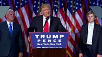 Ғолиб Трамп бирлашишга чақирди