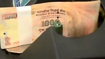 انڈیا میں کالے دھن کے خلاف اقدام سے لوگ پریشان