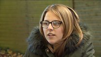 Mae Catrin James bellach yn cael addysg yng Ngholeg Pen-y-bont