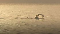 Swimmers tackle Dead Sea challenge
