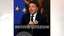 Minisitri w'intebe w'Ubutaliyani yeguye