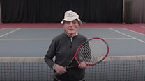 95-year-old tennis player
