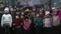 Video appeal orphans safely evacuated