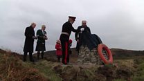Muinntir Ghiogha a' cuimhneachadh tubaist mara