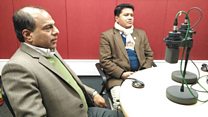 चक्रपाणि खनाल र रवीन्द्र अधिकारीसंग
