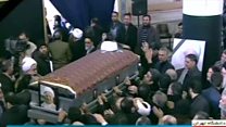 اکبر هاشمی رفسنجانی در آرامگاه بنیانگذار انقلاب ایران به خاک سپرده شد