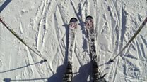 Teaching refugees to ski