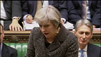 Corbyn and May trade Trump taunts