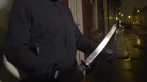 'We have to walk round with knives'