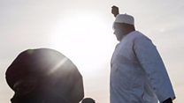 Fly-past for The Gambia's new president