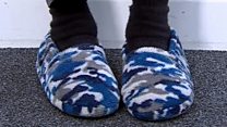 a pair of slippers