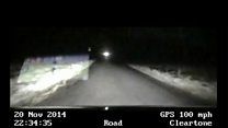 Banned driver in police chase flips car at 100mph