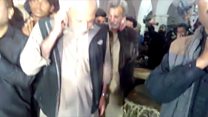 لعل شہباز قلندر کی درگاہ پر زائرین کا دھمال