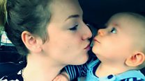 ‘My baby helped spot my breast cancer’
