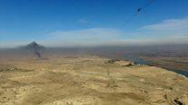 IS battle: View from land and sky