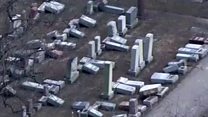 Graves vandalised at Jewish cemetery
