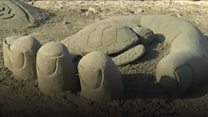پاکستان میں سینڈ آرٹ کی مقبولیت