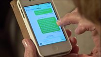 'I'm texting you through my tears'