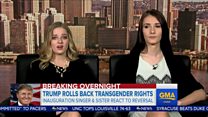 Trump transgender policy dismays singer