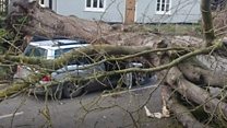 Storm Doris hits the East