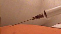 'Then he stuck a needle in my arm'