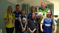 The couples divided by football rivalry