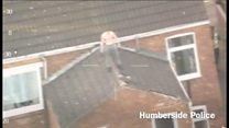 Attacker's rooftop stand-off footage released