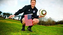 Scots footgolfer takes on America