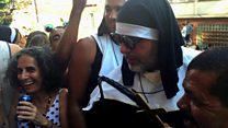 Why are these men dressed as nuns?