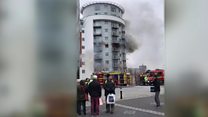 Portsmouth high-rise blaze under control