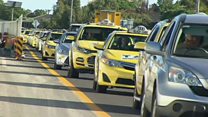 Melbourne taxi protest snarls traffic