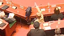 Councillor makes Nazi salute in debate