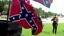 'Racist' party-crashers sob in court